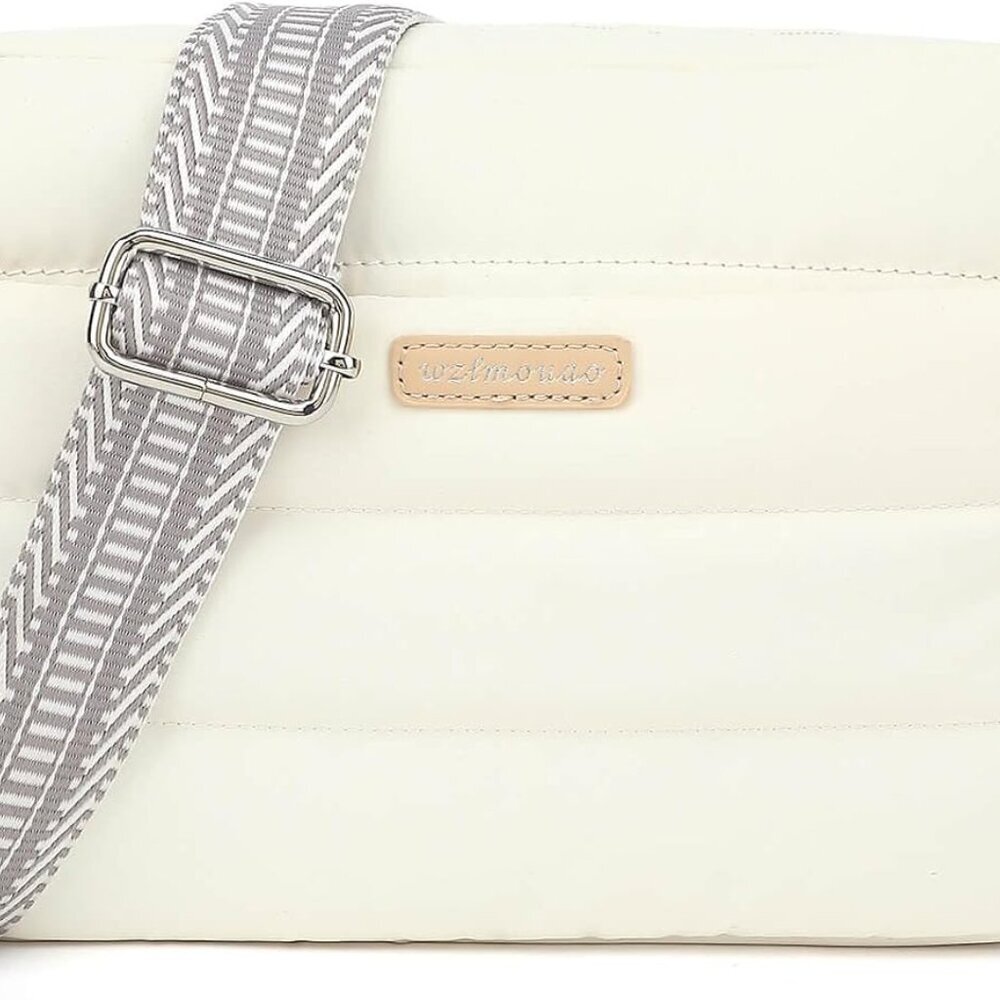 Trendy Lightweight Puffer Shoulder Bag with Adjustable Strap for Everyday Use